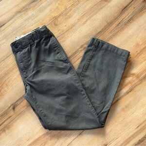 ❌SOLD❌ GAP Kids Charcoal Casual Pants Boys Youth Size 12 Adjustable Waist EUC